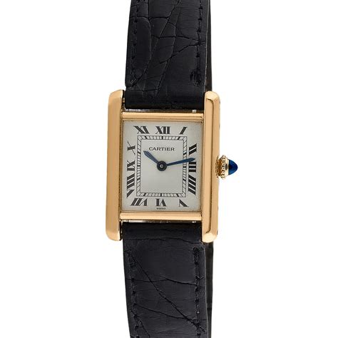 used cartier tank watches women.